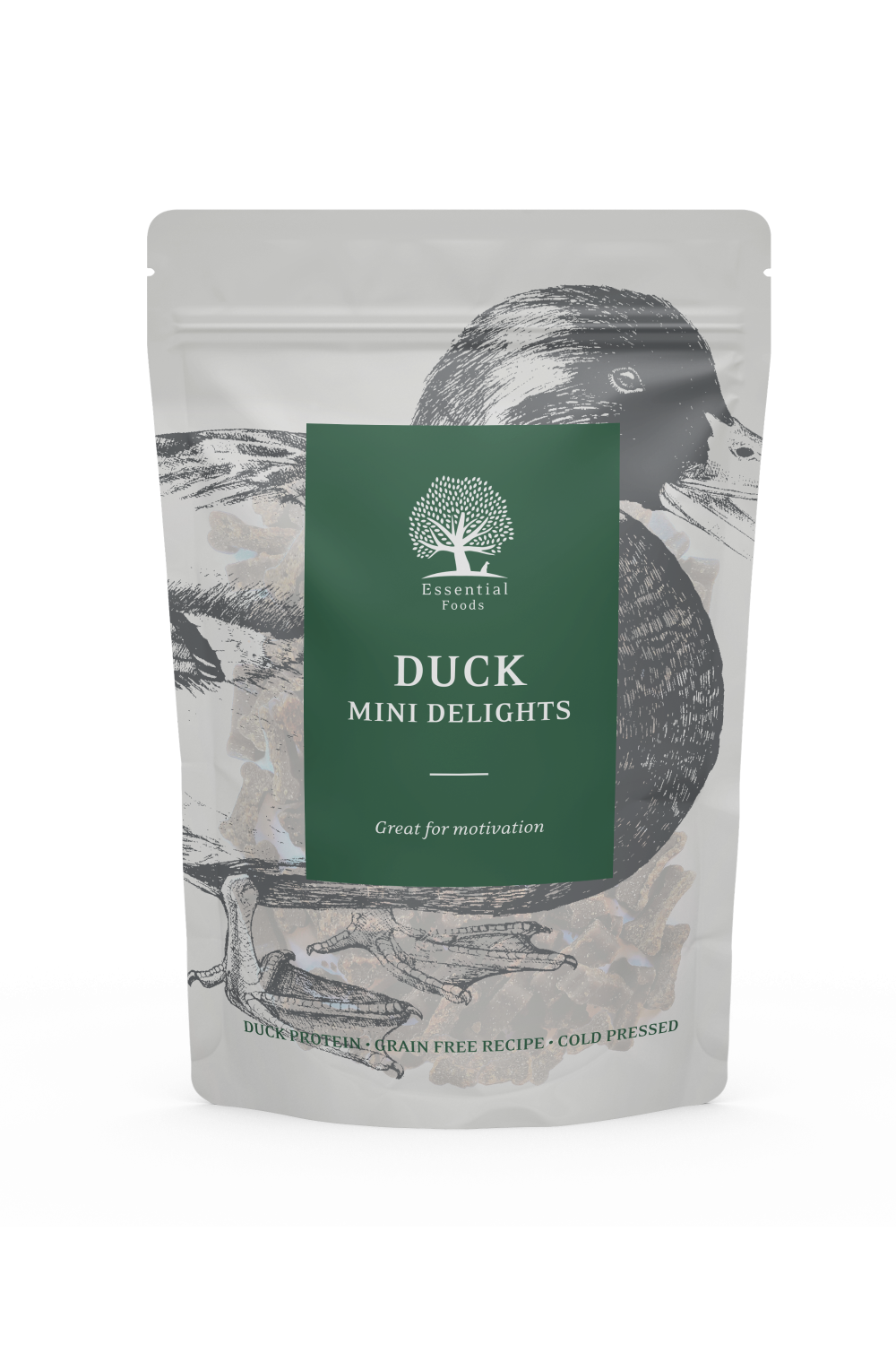 Essential DUCK MINI DELIGHTS - natürlicher Snack/Trainingsleckerchen für Deinen Hund