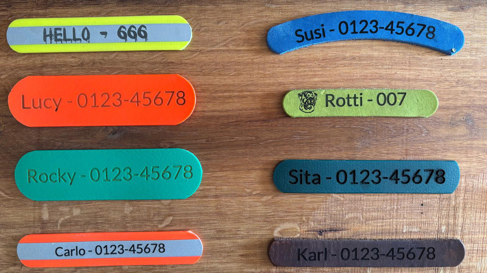 Personalisierung Deiner Hundeleine aus BioThane® oder Fettleder