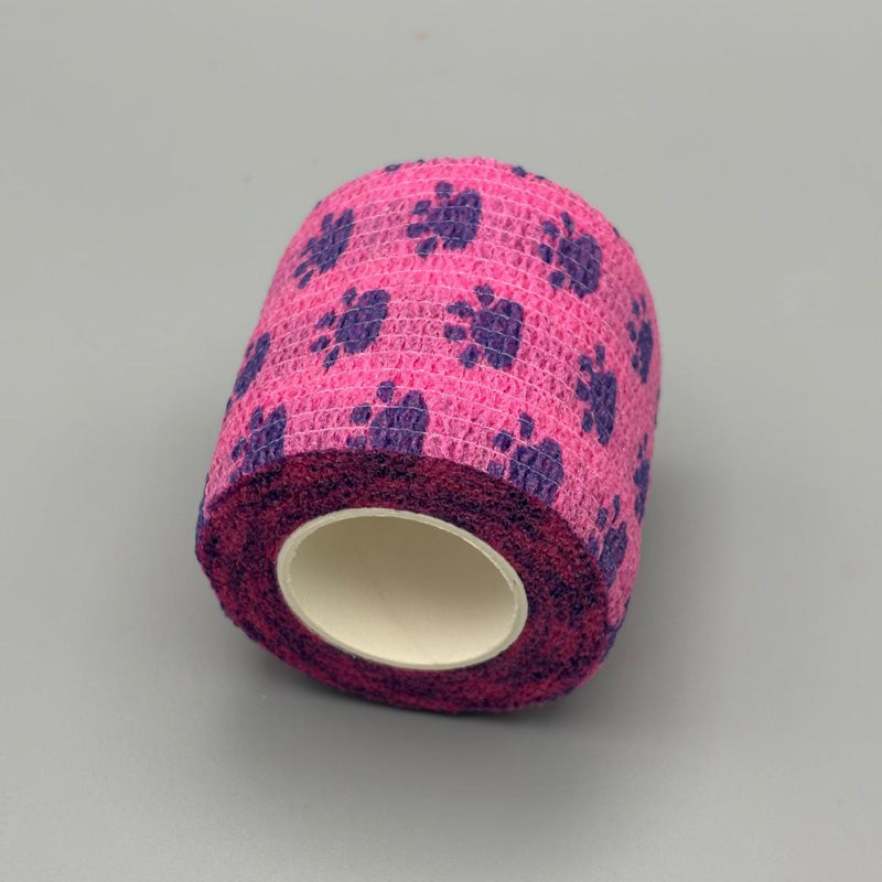 Elastische Vet Wrap – Selbsthaftende Bandage für Tiere aus Naturlatex