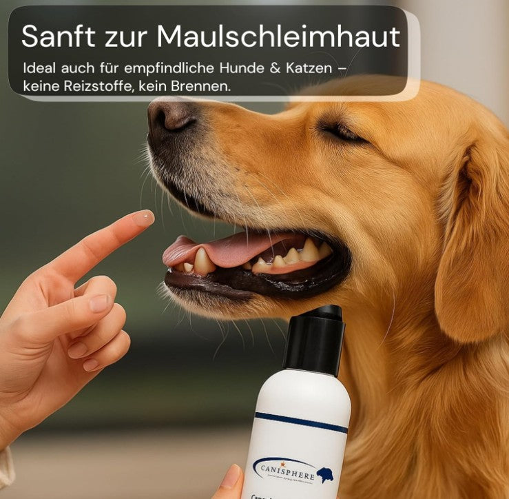 Zahngel, Karies, Zahnstein, Hund, Katze, Maulhygiene, Maulgeruch, Made in Germany, ohne Konservierungsstoffe