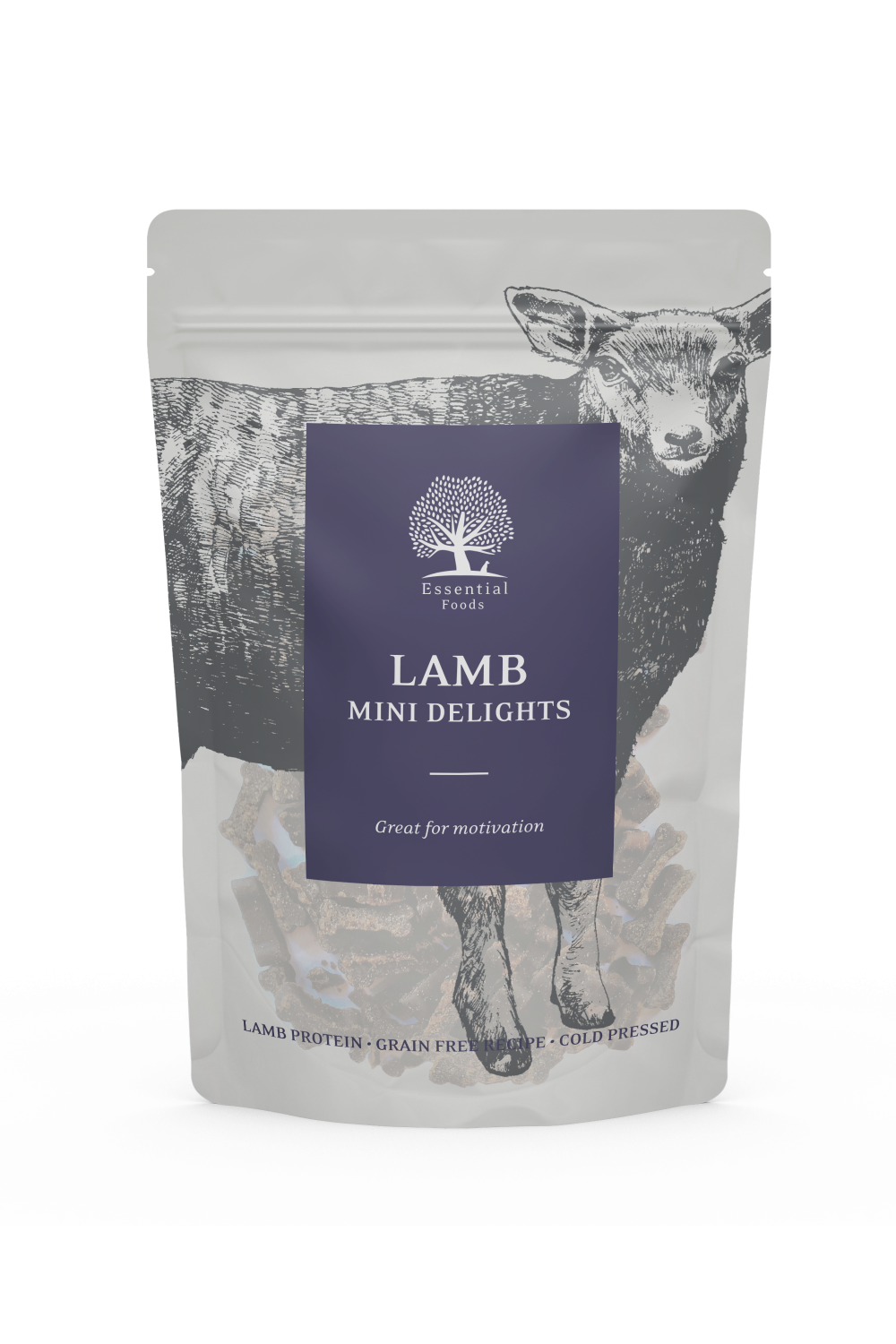 Essential LAMB MINI DELIGHTS - natürlicher Snack/Trainingsleckerchen für Deinen Hund
