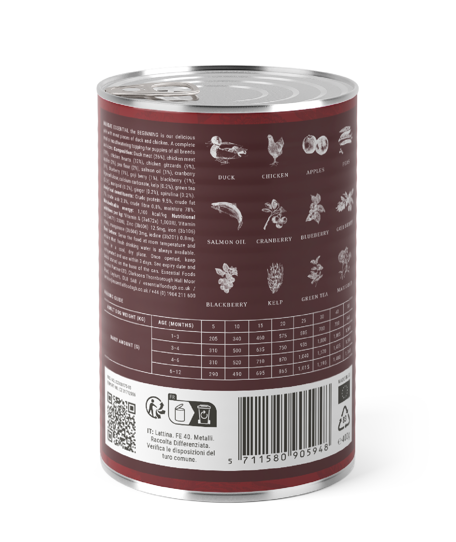 Essential The Beginning Pastete - Nassnahrung für Welpen in Premiumqualität