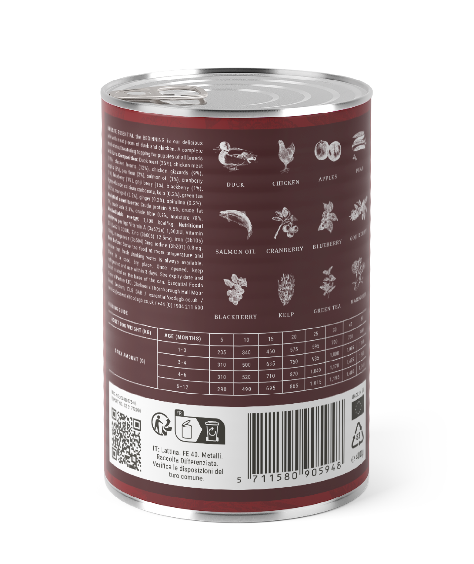 Essential The Beginning Pastete - Nassnahrung für Welpen in Premiumqualität