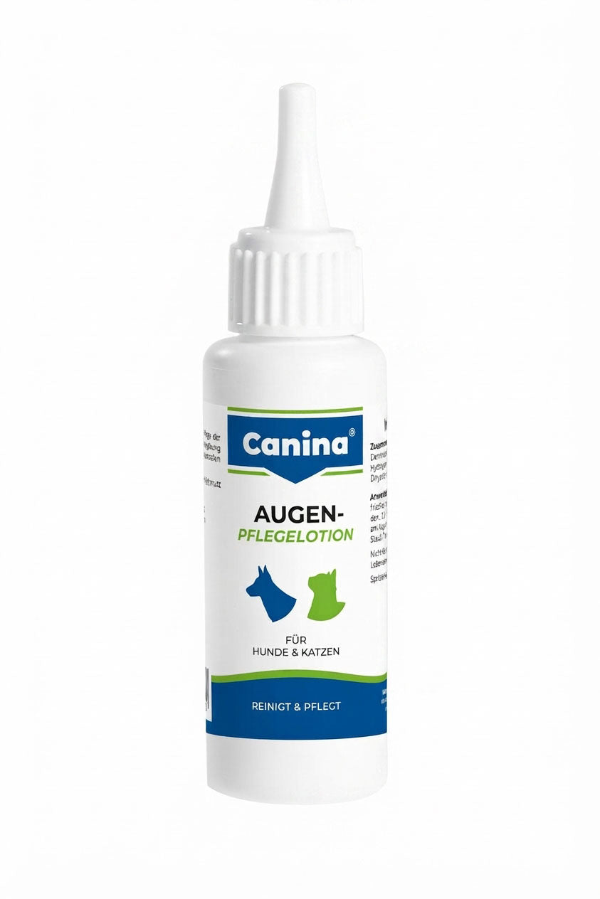 Canina Augen-Pflegelotion zur Reinigung und Pflege der Augen für Hunde und Katzen