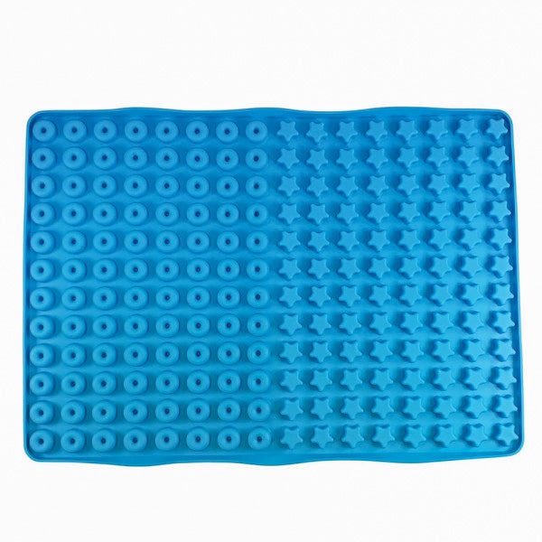 XMAS Silikon-Backmatte für Hundekekse - 192 kleine Leckerlis auf einmal