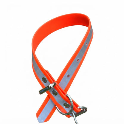 Halsband, Hundehalsband, reflektieren, Biothane, robust, Edelstahl, rosfrei, witterungsbeständig