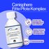 Fitte-Pfote-Komplex von Canisphere – Ergänzungsfuttermittel zur Unterstützung von Gelenken, Beweglichkeit und aktiven Hundepfoten in einer weißen Flasche mit blauer Beschriftung