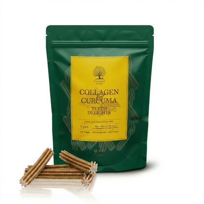 Essential Collagen &amp; Curcuma Dental Delights - unwiderstehlicher "Zahnreiniger" Snack