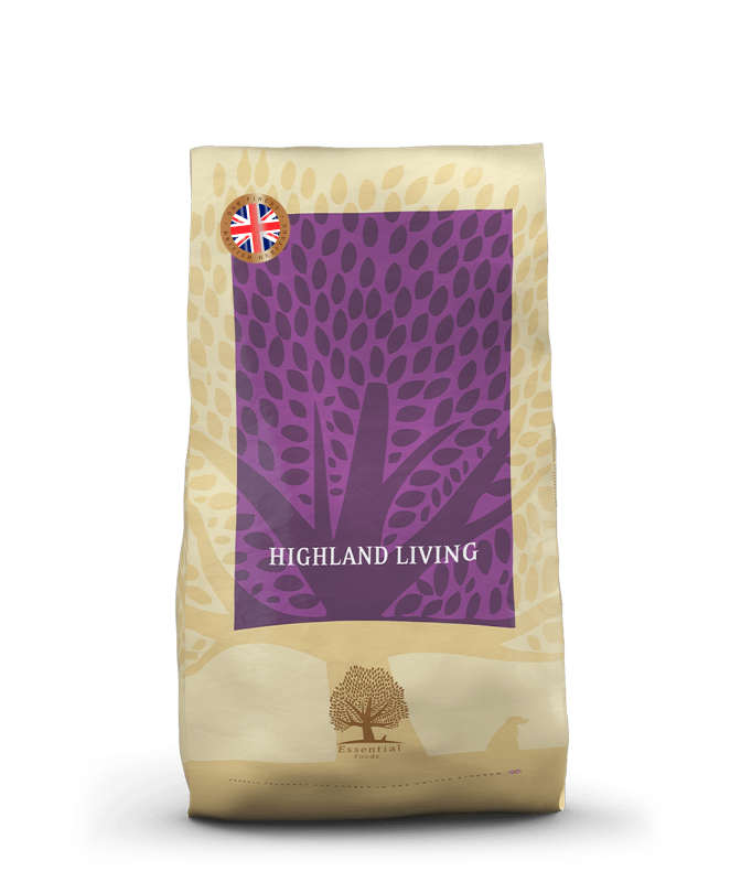 Essential HIGHLAND LIVING: Premium-Alleinfuttermittel für erwachsene Hunde in Lebensmittelqualität