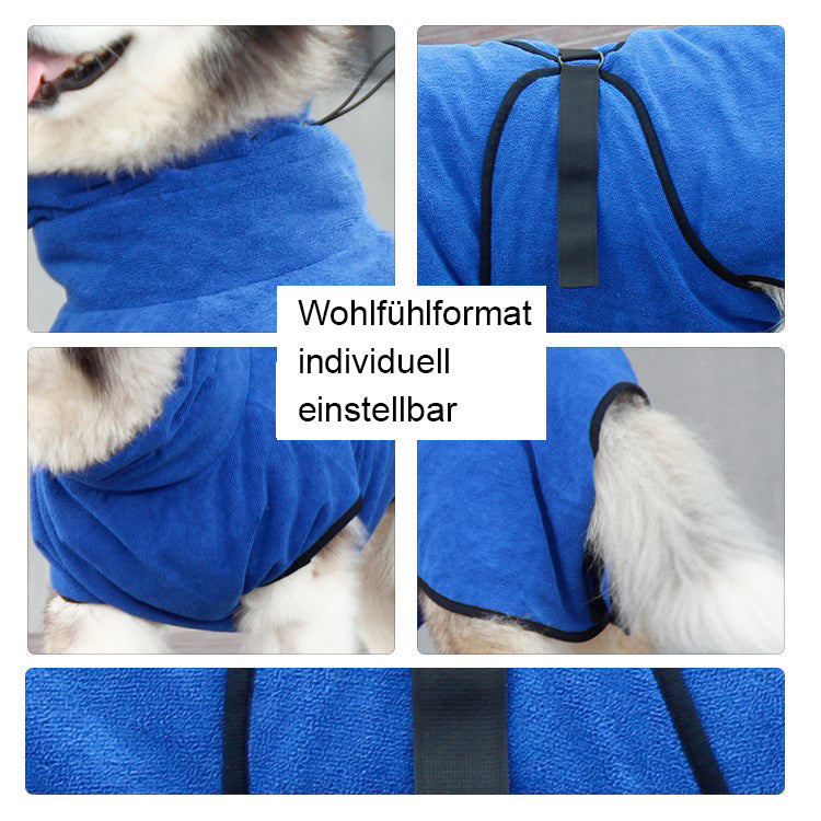Bademantel für Hunde