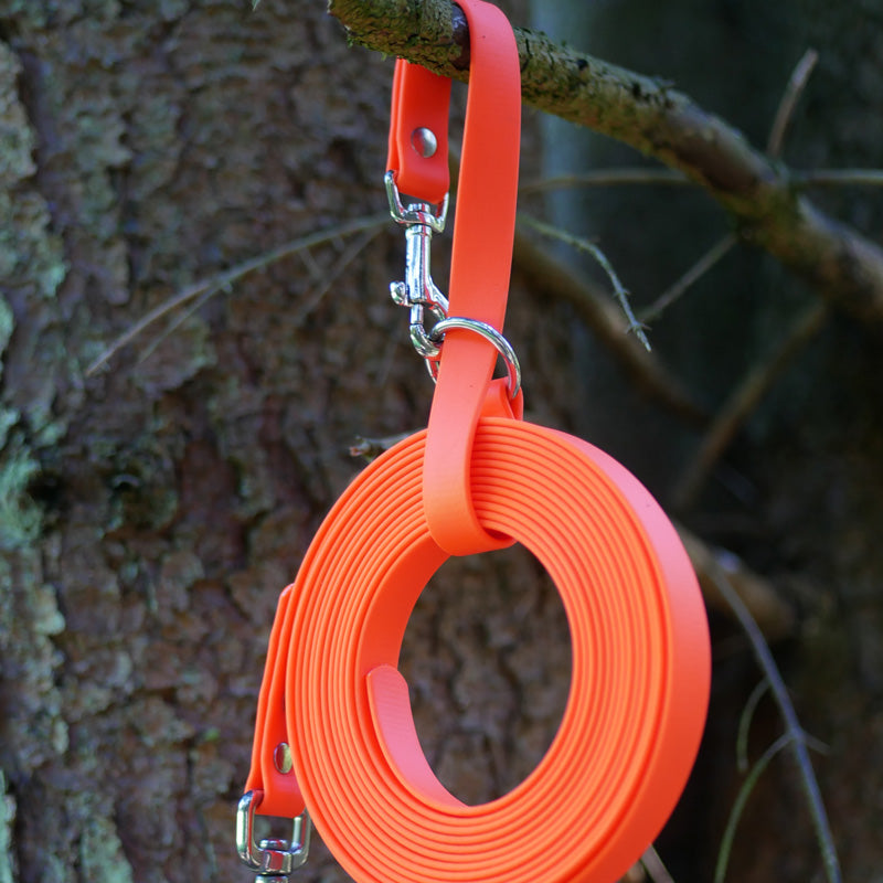 Leinenhalter aus Biothane mit Karabiner – in 5 Farben erhältlich, robust &amp; wetterfest zur sicheren Leinenaufbewahrung