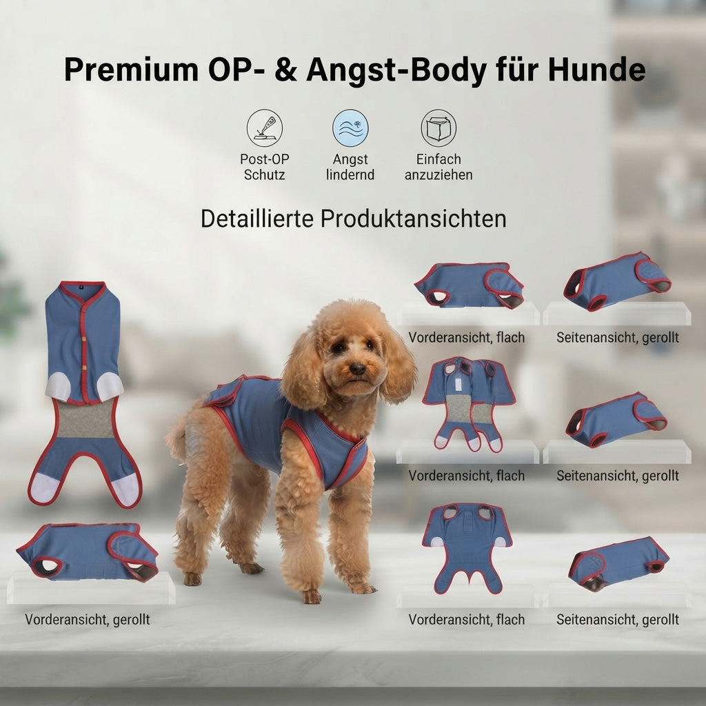 Angstshirt, OP-Shirt, Stressreduzierend, Hunde mit Angst, Nach Operationen