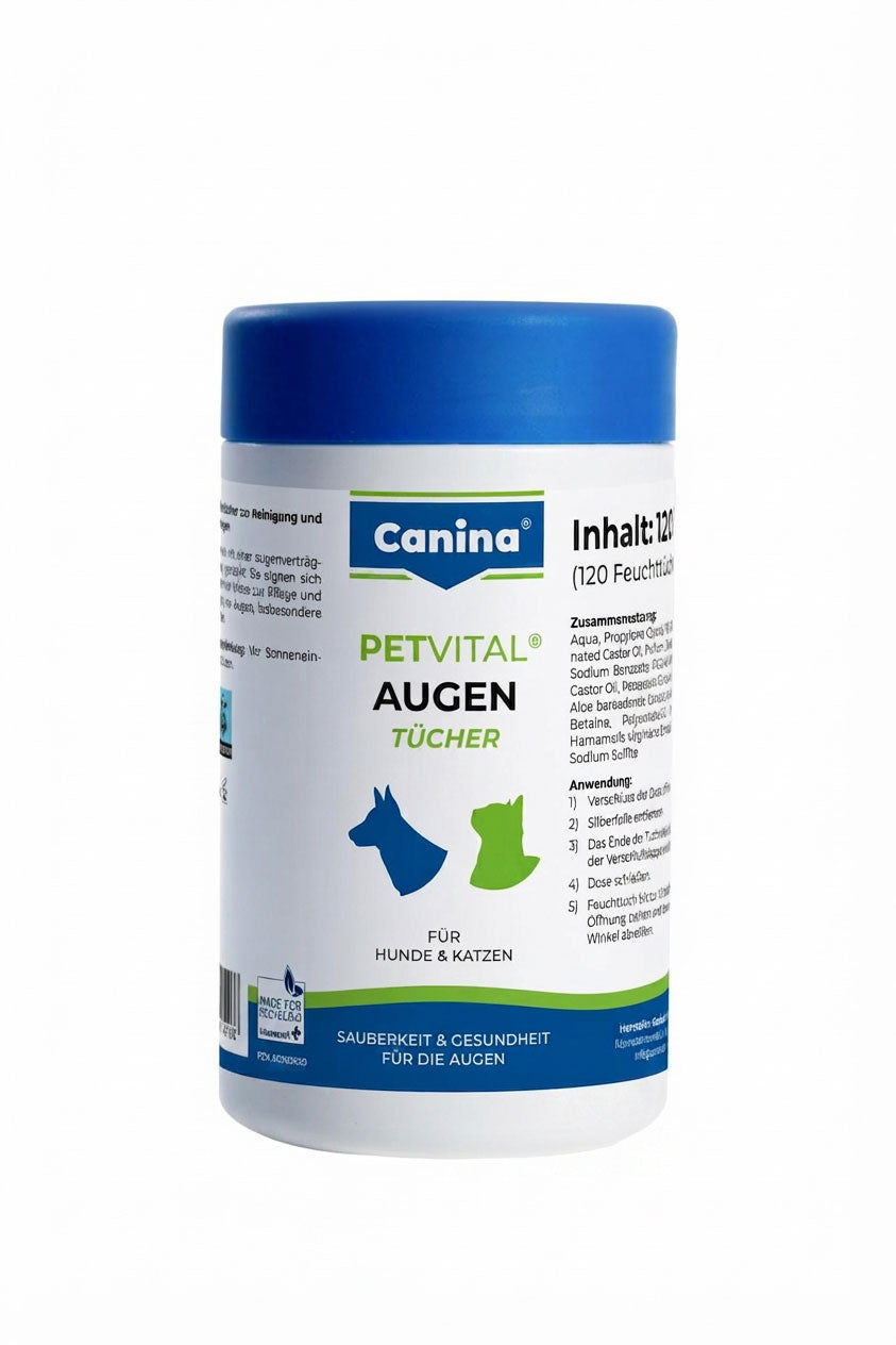 Canina PETVITAL Augentücher für Hunde und Katzen