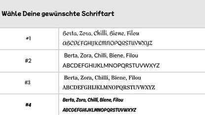 Personalisierung Deiner Hundeleine aus BioThane® oder Fettleder