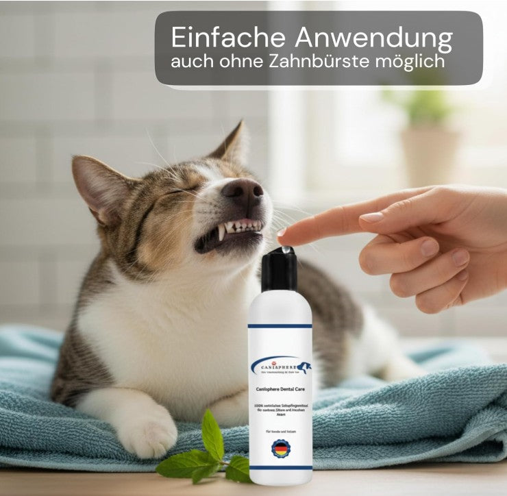 Zahngel, Karies, Zahnstein, Hund, Katze, Maulhygiene, Maulgeruch, Made in Germany, ohne Konservierungsstoffe