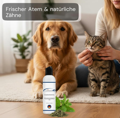 Zahngel, Karies, Zahnstein, Hund, Katze, Maulhygiene, Maulgeruch, Made in Germany, ohne Konservierungsstoffe
